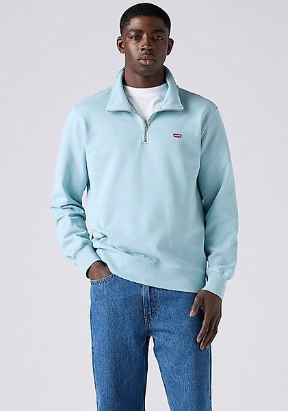 Levi's® Sweatshirt ORIGINAL HM 1/4 ZIP mit Troyer-Kragen und Logo-Stickerei günstig online kaufen