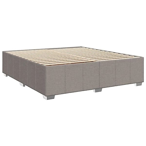 vidaXL Bettgestell ohne Matratze Taupe 180x200 cm Stoff 3284857 günstig online kaufen