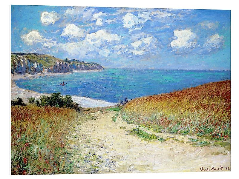 Posterlounge Poster Claude Monet, Strandweg durch günstig online kaufen