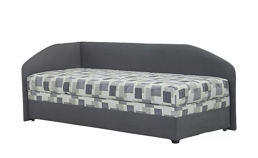 Polsterliege - grau - 101 cm - 86 cm - 211 cm - Betten > Einzelbetten - Möb günstig online kaufen