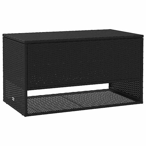 vidaXL Gartenbox Outdoor-Kissenbox Schwarz 100x55x55,5 cm günstig online kaufen