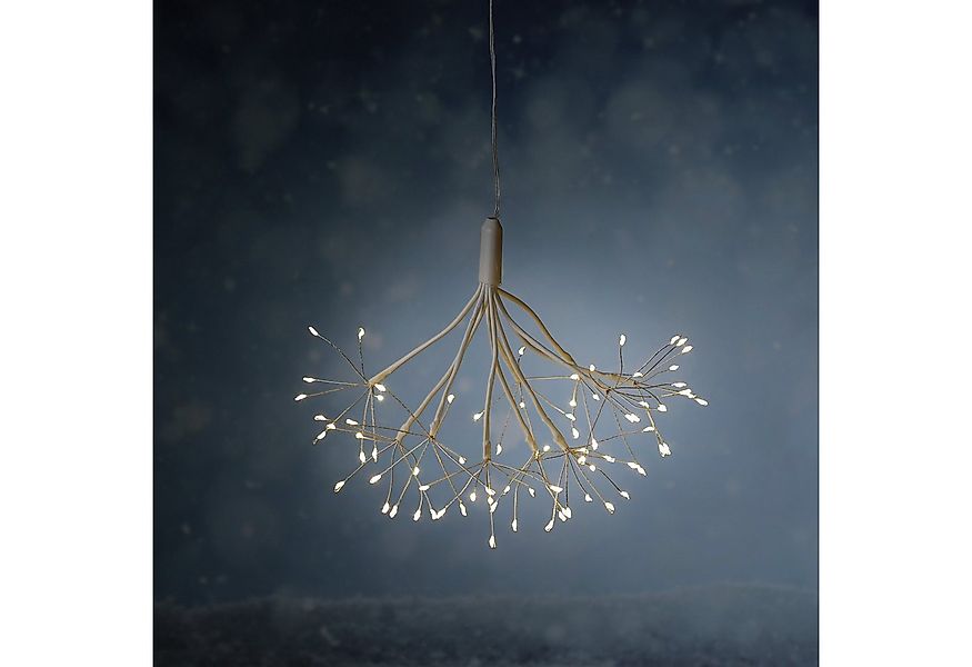 MARELIDA LED-Stern für außen LED Feuerwerk Leuchte Firework 25cm weißer Hän günstig online kaufen