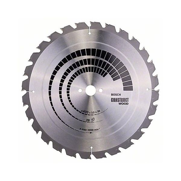 BOSCH Kreissägeblatt Kreissägeblatt Construct Wood, 400 günstig online kaufen