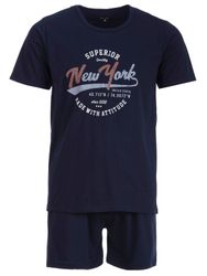 Henry Terre Schlafanzug Pyjama Set Shorty günstig online kaufen