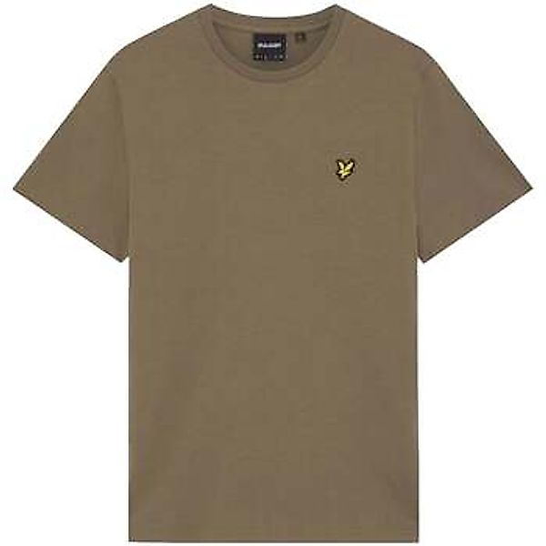 Lyle & Scott  T-Shirts & Poloshirts Plain T-Shirt Khaki Ash günstig online kaufen