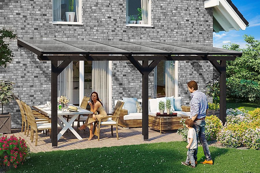 Skanholz Terrassendach "Andria" günstig online kaufen