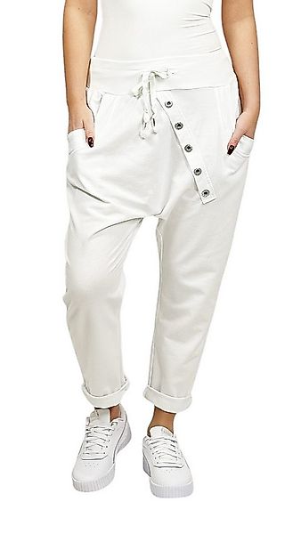 Mississhop Boyfriend-Hose Damen Baumwollhose Hose Sweatpants Jogginghose Ba günstig online kaufen