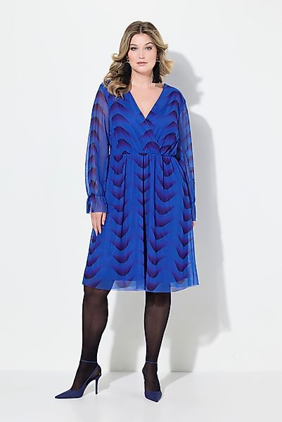 MIAMODA Jerseykleid Kleid A-Linie Mesh mit günstig online kaufen