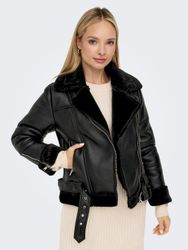 ONLY Lederimitatjacke ONLAGNETE FAUX LEATHER BIKER günstig online kaufen