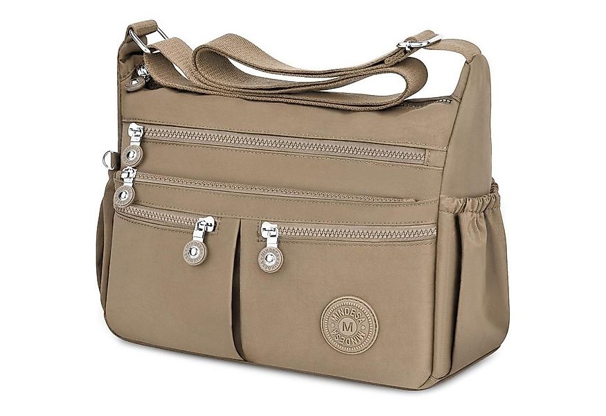 LuxusKollektion Messenger Bag Umhängetasche Damen Crossbody Wasserdicht Nyl günstig online kaufen