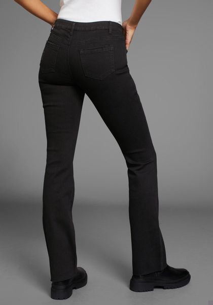 Arizona Bootcut-Jeans Ultra-Stretch ausgestellte Beinform, modischer günstig online kaufen