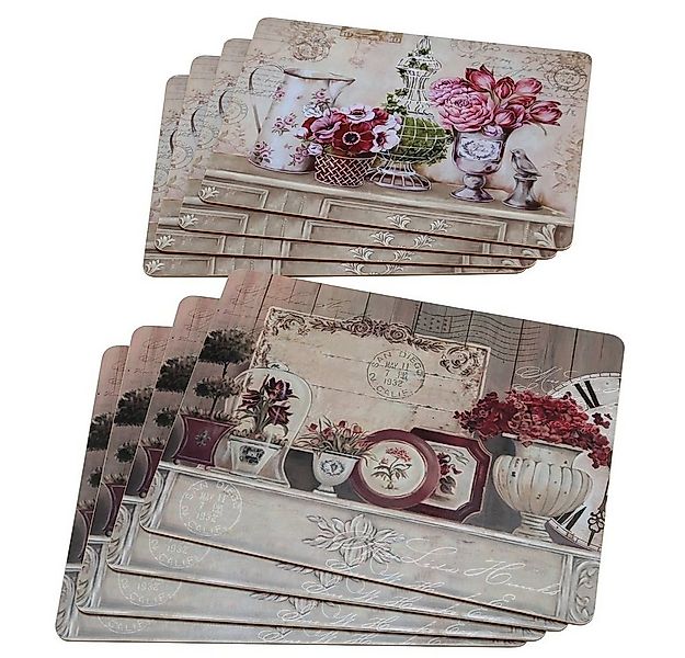 BOLTZE GRUPPE GmbH Platzset Tischsets Platzsets Blume mit Korkunterlage B 3 günstig online kaufen