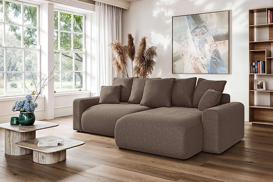 Home affaire Ecksofa LAKESIDE klein mit Bettfunktion und Bettkasten, B/T/H günstig online kaufen
