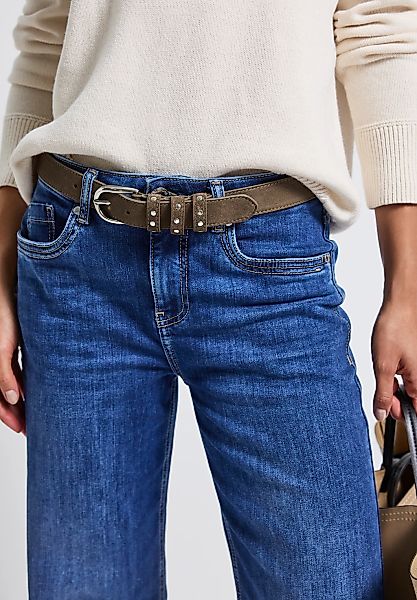 STREET ONE Ledergürtel, mit Nieten günstig online kaufen