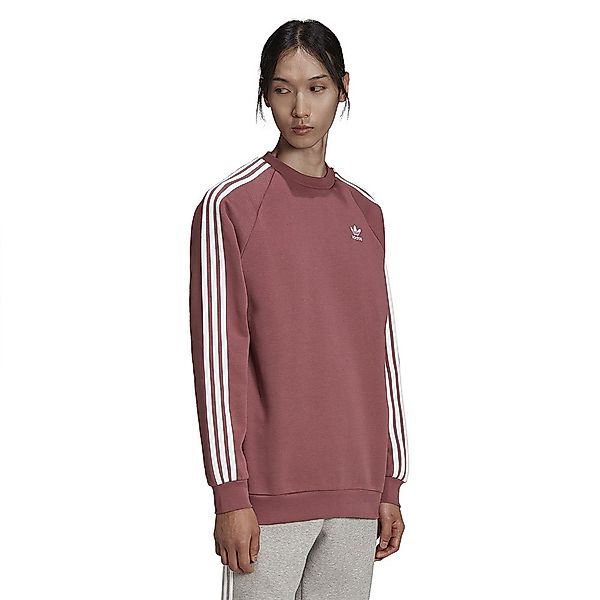 Adidas Originals 3 Stripes Crew Pullover XL Quiet Crimson günstig online kaufen