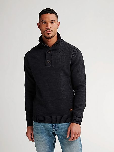 Petrol Industries Troyer Kragen mit Reiß- und Knopfverschluss günstig online kaufen