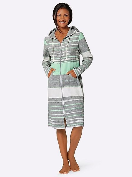 Witt Damenbademantel Bademantel ., Länge ca. 100 cm, Baumwolle, Reißverschl günstig online kaufen