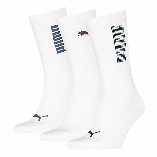 PUMA Socken "PUMA UNISEX RIB LOGO CREW SOCK" 3 Stk. tlg. günstig online kaufen
