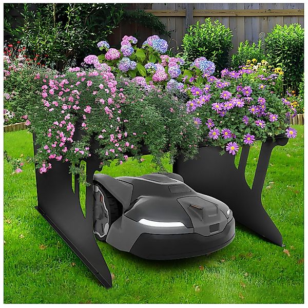 XERSEK Mähroboter-Garage Stahl Rasenmäher Garage Dach günstig online kaufen