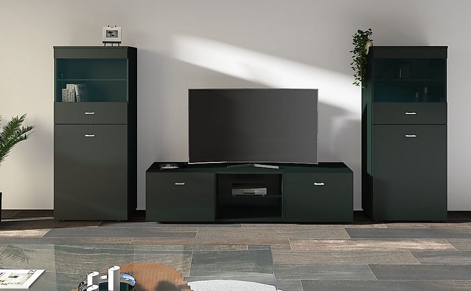 borchardt Möbel Wohnwand Scala, 3-tlg. günstig online kaufen