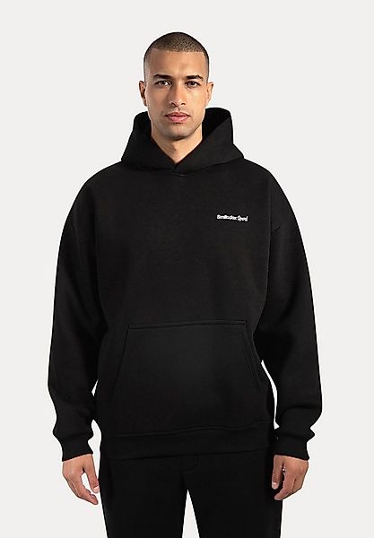 Smilodox Hoodie Tamio, Regular Fit Kapuzenpullover mit Prints auf Brust & R günstig online kaufen