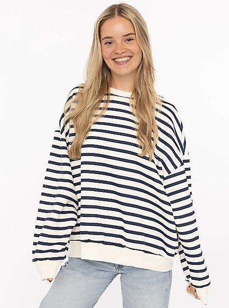 Zwillingsherz Sweatshirt ""Stripes"", Rundhalsausschnitt, mit Streifen günstig online kaufen