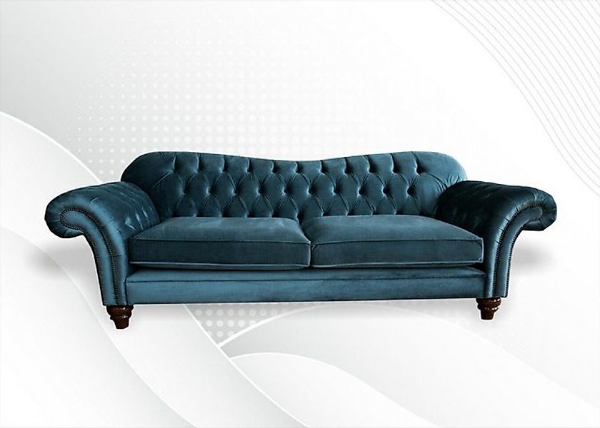 Xlmoebel Sofa Hochwertiges Stoffsofa Chesterfield Couch Luxus Polstersofa 3 günstig online kaufen