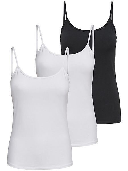 ONLY Tanktop Life Singlet (3-tlg) Figur günstig online kaufen