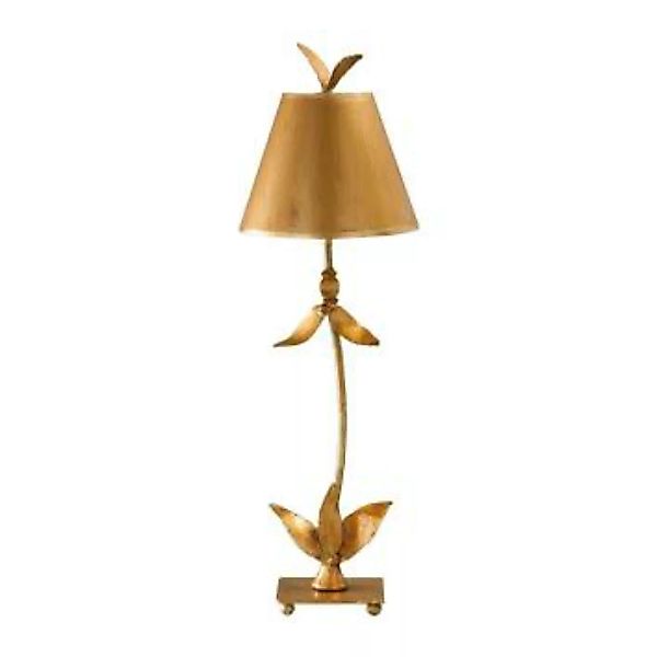 Stehlampe ELIF in Blattgold H:76cm Bodenlampe günstig online kaufen