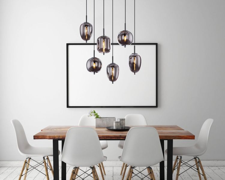 GLOBO LIGHTING Pendelleuchte BLACKY, ohne Leuchtmittel, günstig online kaufen