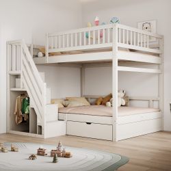 Flieks Etagenbett, Massivholz Kinderbett 140x200cm mit günstig online kaufen