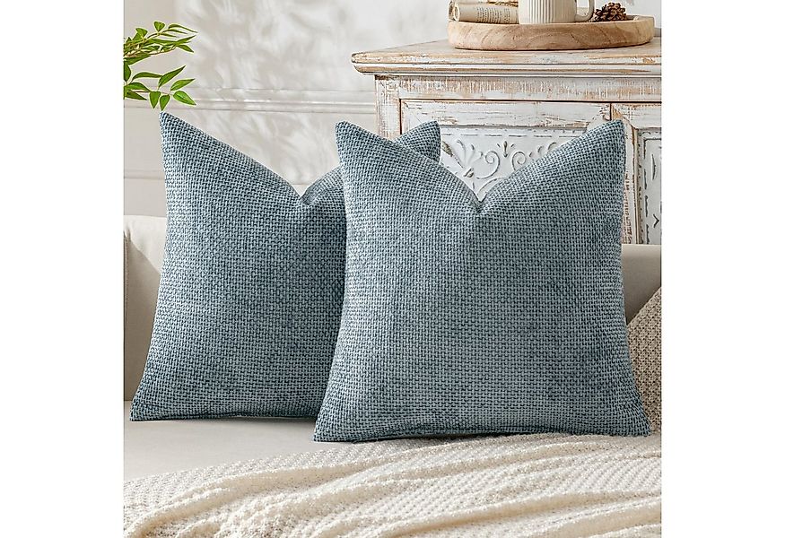 BYSURE Kissenbezug, (2 Stück), Set mit 2 einfachen, einfarbigen Kissenbezüg günstig online kaufen