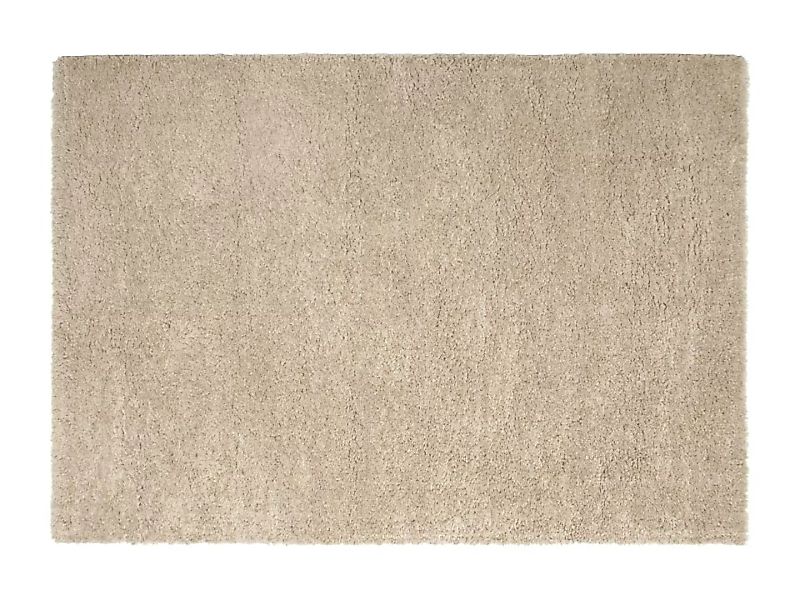 Hochflorteppich - 200 x 290 cm - Beige - MILINIO günstig online kaufen