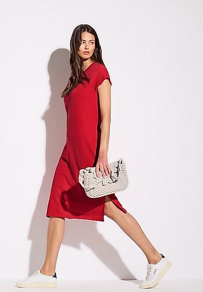STREET ONE Midikleid mit Rippstruktur günstig online kaufen