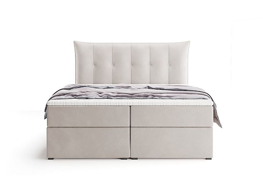 Labett Boxspringbett mit Bettkasten & H3/H4 Matratze PREMIUM 10, 160x200 18 günstig online kaufen