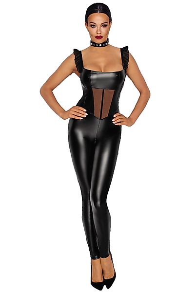 Noir Handmade Overall Damen Wetlook Overall günstig online kaufen