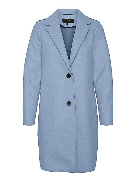 VERO MODA Long Coat Damen Blau günstig online kaufen