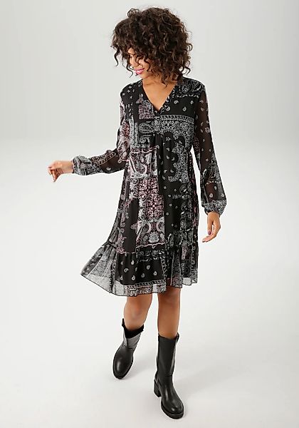 Aniston CASUAL Tunikakleid im fantasievollen Paisley-Muster-Mix - NEUE KOLL günstig online kaufen