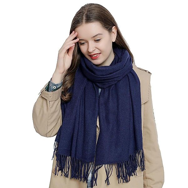 DonDon Schal Damen Schal einfarbig 185 günstig online kaufen