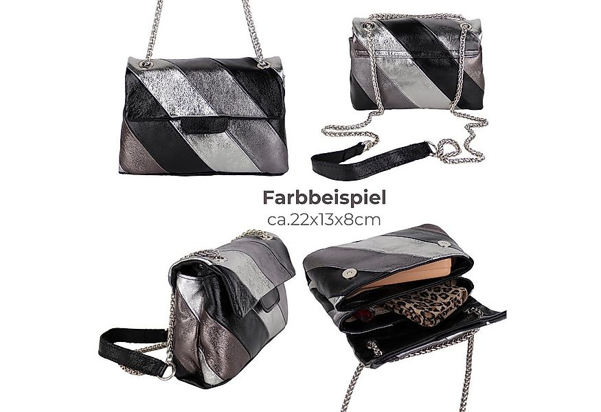 MIRROSI Umhängetasche Damen Crossbody Bag, Echtleder Made In Italy, ca. 22x günstig online kaufen