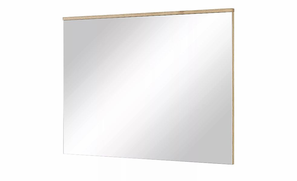 Wohnwert Spiegel 82 x 60 cm Valeo ¦ holzfarben ¦ Glas,Aluminium,Holzwerksto günstig online kaufen