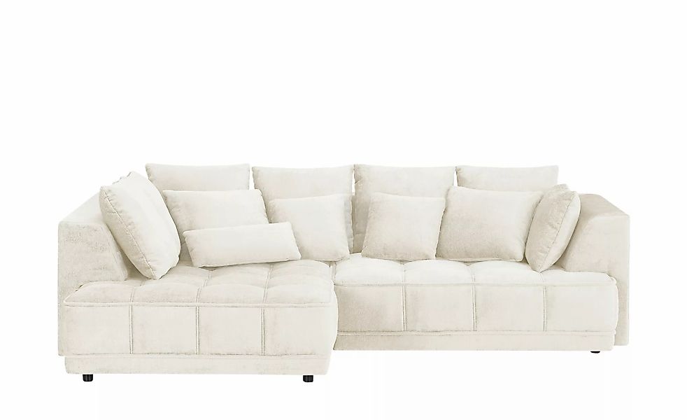 switch Ecksofa aus Samt Tiga ¦ creme ¦ Maße (cm): B: 285 H: 88 T: 205.0 Pol günstig online kaufen