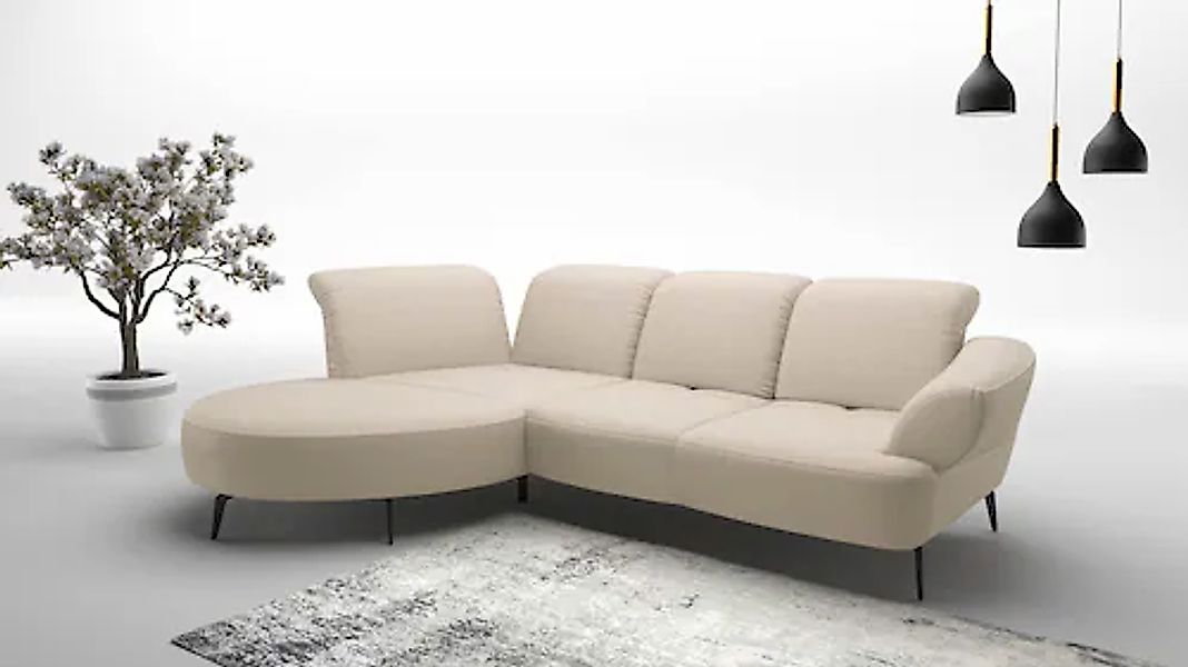 sit&more Ecksofa »Dance«, inkl.System Click&Seat und Sitztiefenverstellung günstig online kaufen
