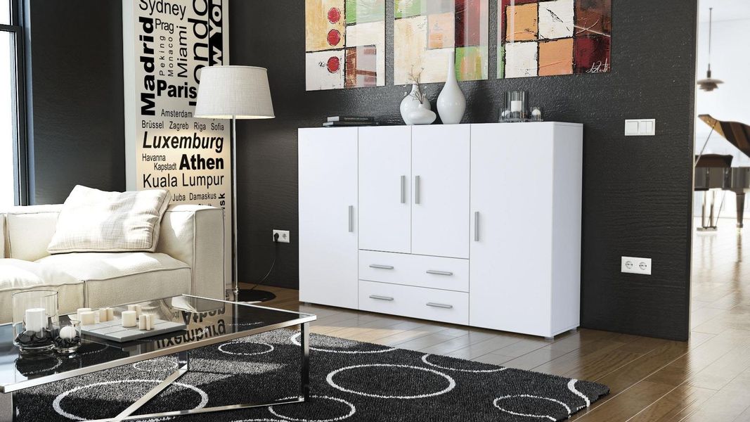 Vladon Highboard Nora (Anrichte mit 2 günstig online kaufen