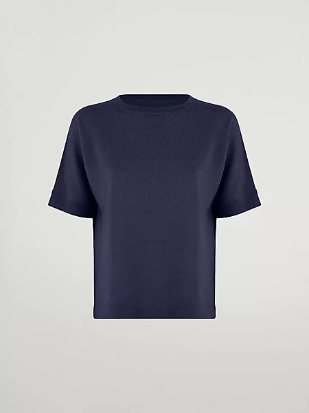 Wolford - Merino Blend Top Short Sleeves, Frau, saphire blue, Größe: L günstig online kaufen