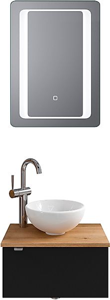 Saphir Badmöbel-Set "Serie 6915" 4 Stk. tlg. Gäste-Bad, 51 cm breit, mit LE günstig online kaufen