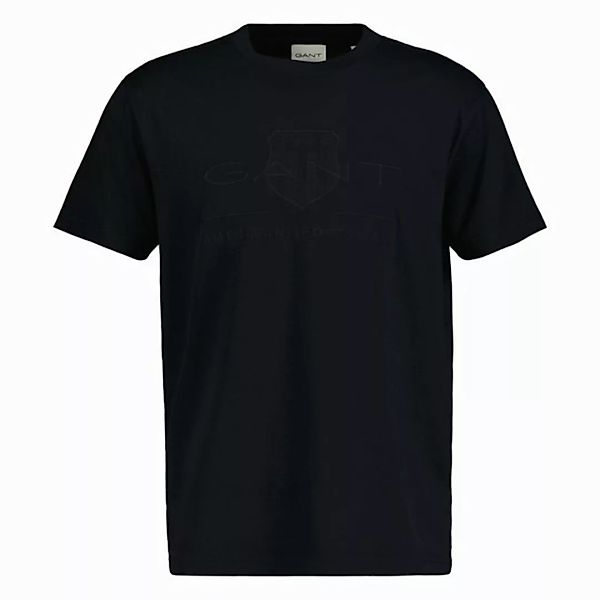 Gant T-Shirt Herren T-Shirt - REG TONAL SHIELD T-SHIRT, (Packung, 1er Pack) günstig online kaufen