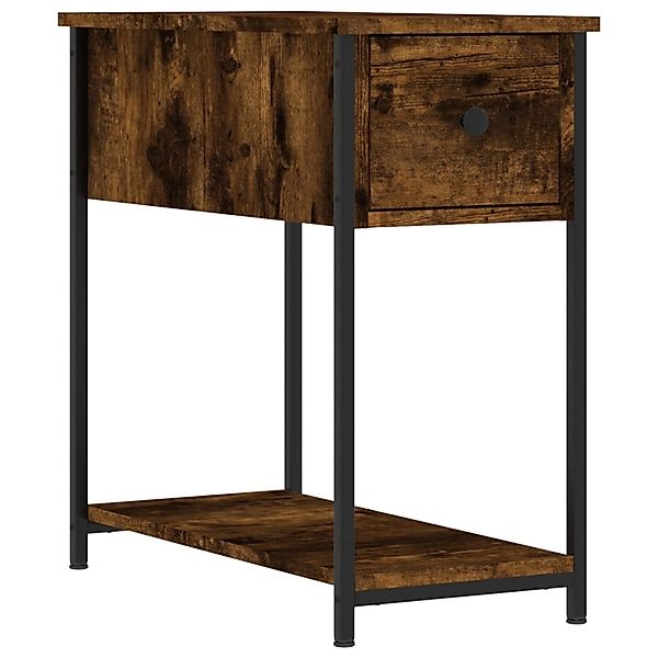 vidaXL Nachttisch Nachttisch Räuchereiche 30x60x60 cm günstig online kaufen