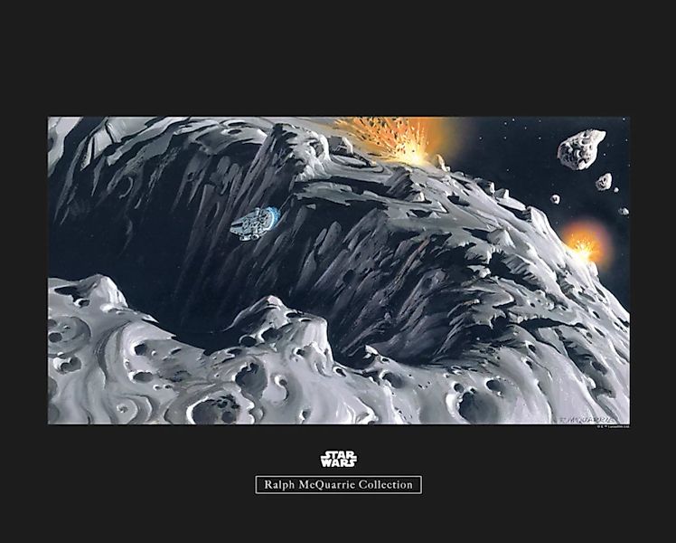 Komar Wandbild Star Wars Asteroid 40 x 30 cm günstig online kaufen