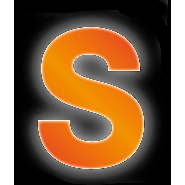 Conacord Klebebuchstabe S Reflektierend 8 cm Orange günstig online kaufen